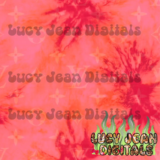 Boujee peach tie dye Seamless File