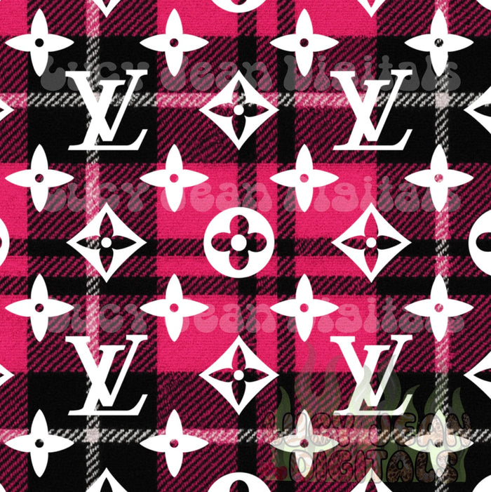 Boujee pink flannel Seamless File