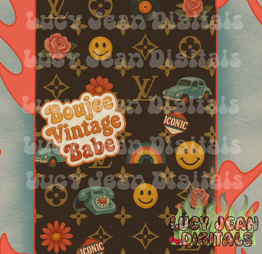 Boujee Vintage Babe Seamless File