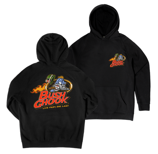 Brass Chook Hoodie Black