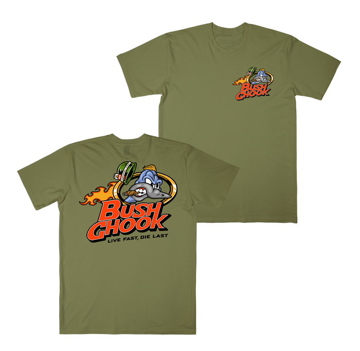 Brass Chook Tee Khaki