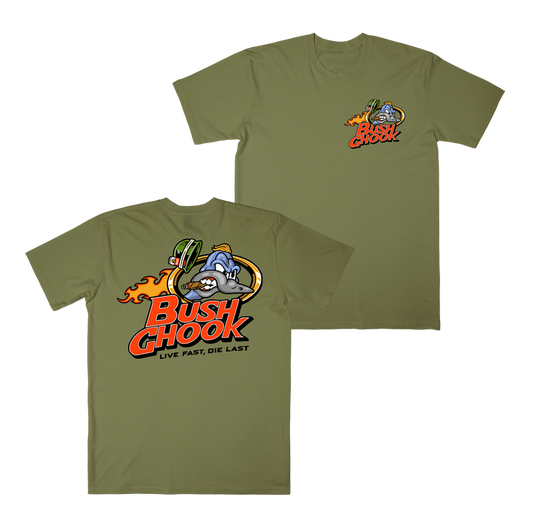 Brass Chook Tee Khaki