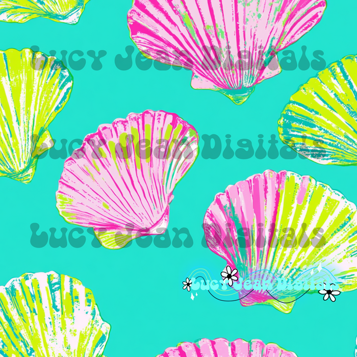 Bright Shells seamless file