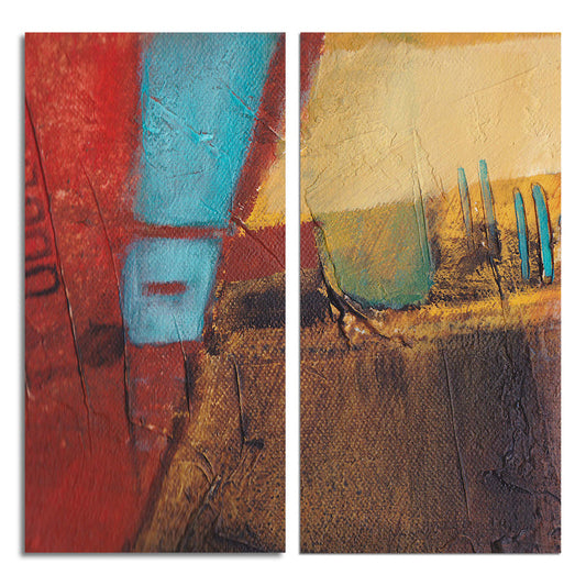 Bueno Exchange No. 31' 2 Piece Wrapped Canvas Wall Art Set - Ready2HangArt