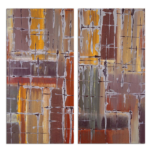 Bueno Exchange No. 67' 2 Piece Wrapped Canvas Wall Art Set - Ready2HangArt