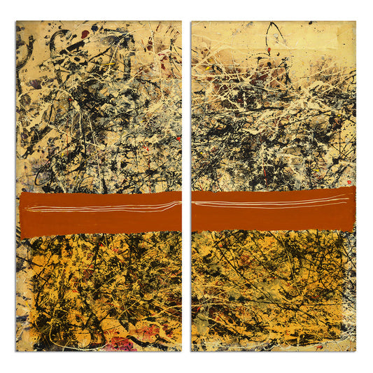 Bueno Exchange No. 68-1' 2 Piece Wrapped Canvas Wall Art Set - Ready2HangArt