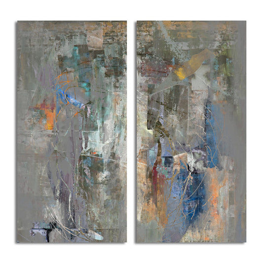 Bueno Exchange No. 68' 2 Piece Wrapped Canvas Wall Art Set - Ready2HangArt
