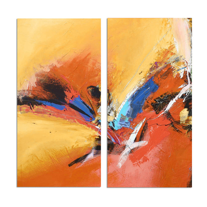Bueno Exchange No. 73' 2 Piece Wrapped Canvas Wall Art Set - Ready2HangArt
