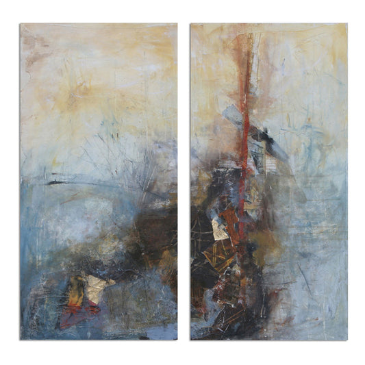 Bueno Exchange No. 74' 2 Piece Wrapped Canvas Wall Art Set - Ready2HangArt