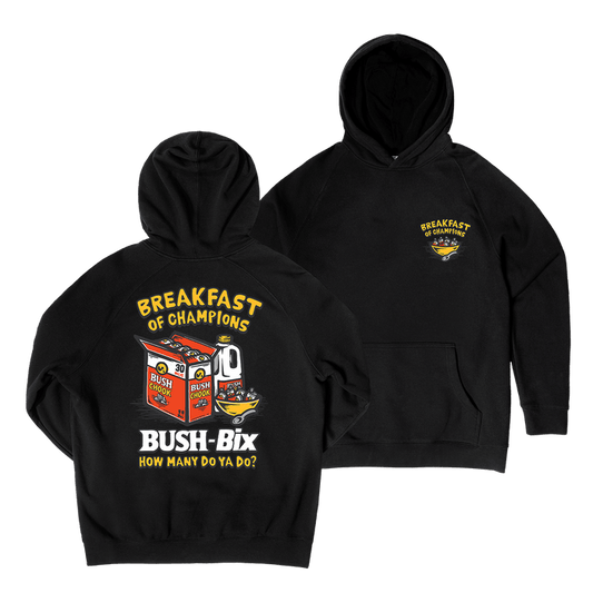 Bush Bix Hoodie Black Hoodie Bush Chook