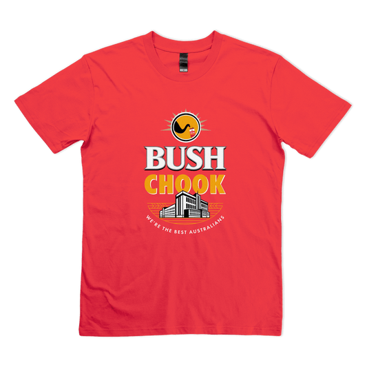 Bush Chook Tee Red T-Shirt Bush Chook