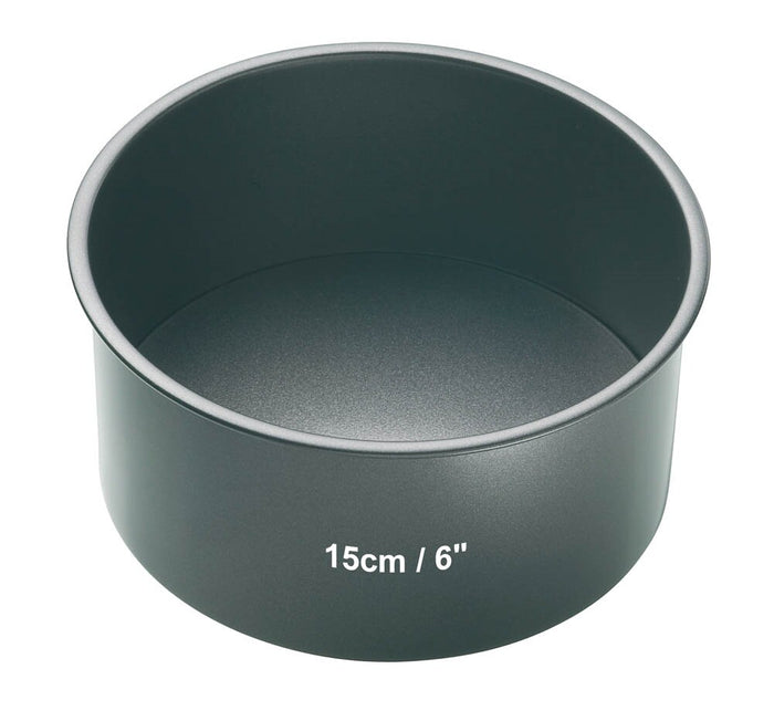 Cake Tin Non-Stick Round Loose Base 15cm Dia