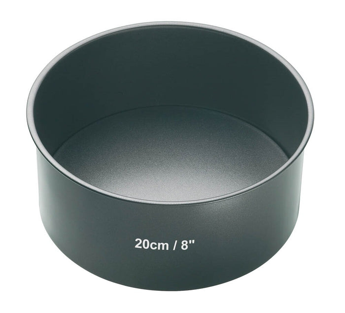 Cake Tin Non-Stick Round Loose Base 20cm Dia