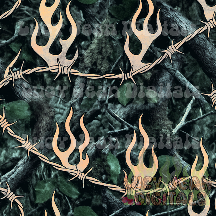 Camo Barbed Seamless File