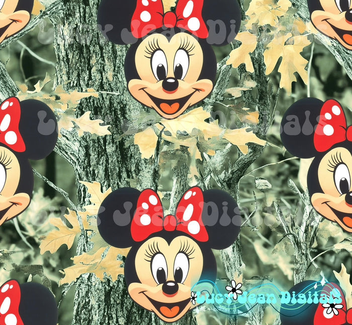 Camo Girl Mouse Seamless File