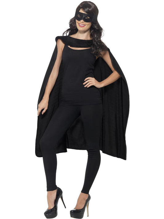Cape, Black, with Eyemask