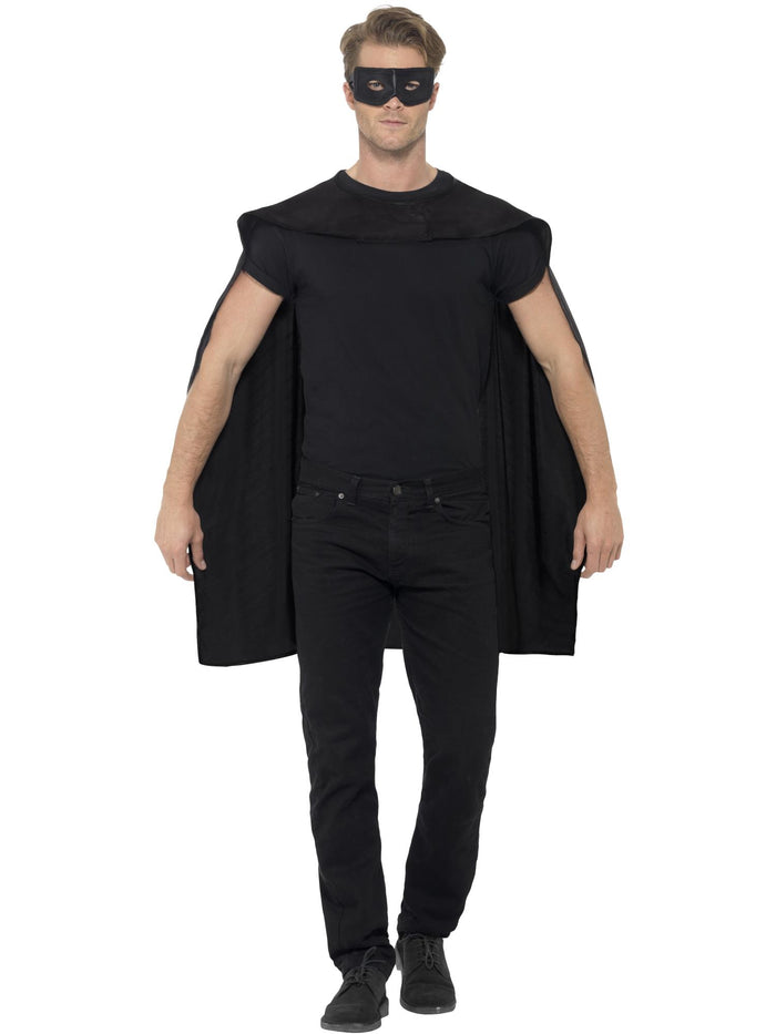 Cape, Black, with Eyemask
