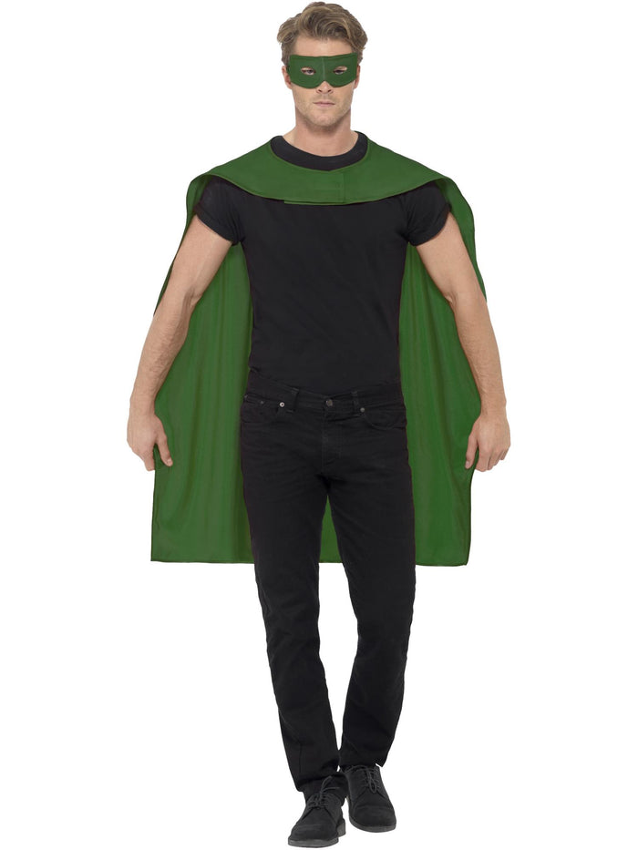 Cape, Green, with Eyemask
