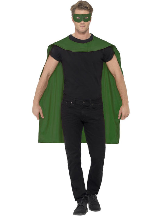 Cape, Green, with Eyemask