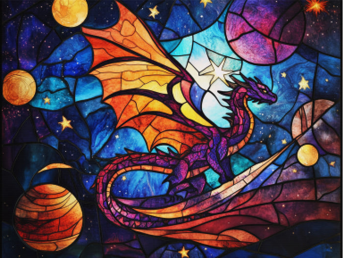 Celestial Fantasy Stained Glass
