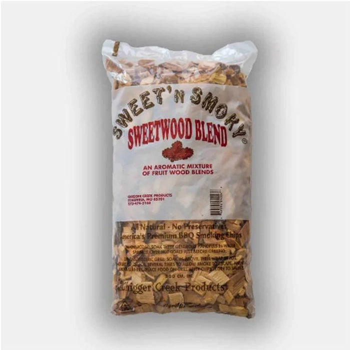 Chigger Creek Sweet 'N Smoky Wood Chips - Indigo Pool Patio BBQ