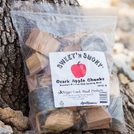 Chigger Creek Sweet 'N Smoky Wood Chunks - Indigo Pool Patio BBQ