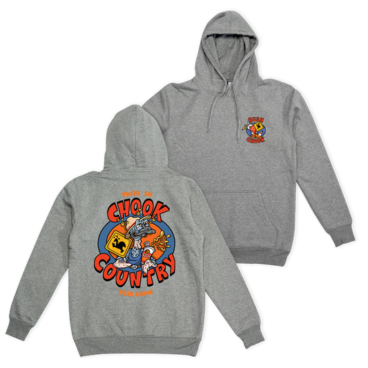 Chook Country Hoodie Grey