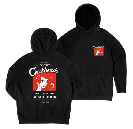 Chookheads Hoodie Black