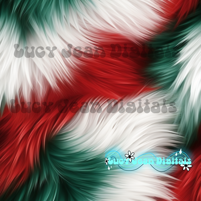 christmas faux fur seamless file