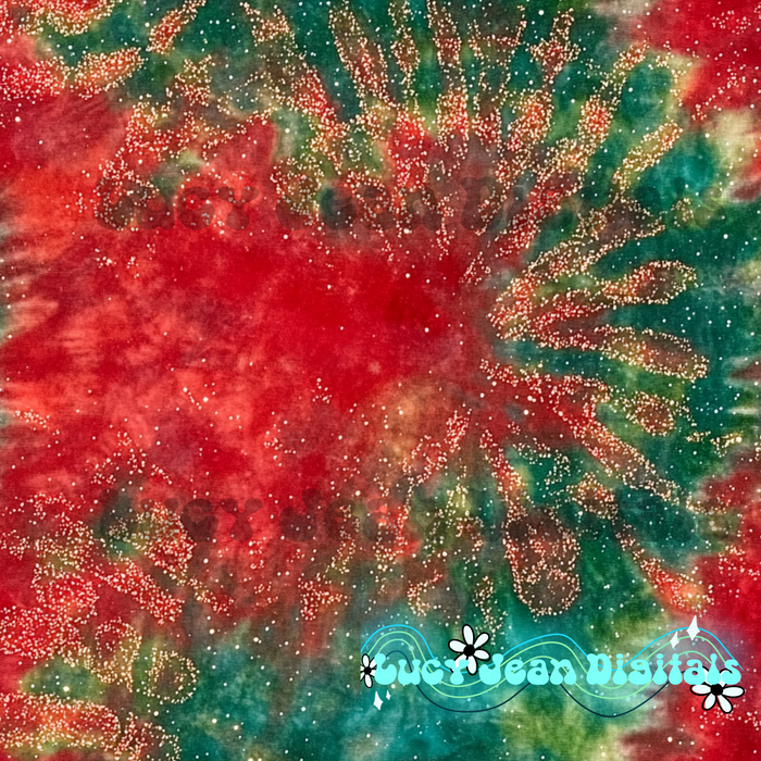 Christmas Tie dye Seamless File