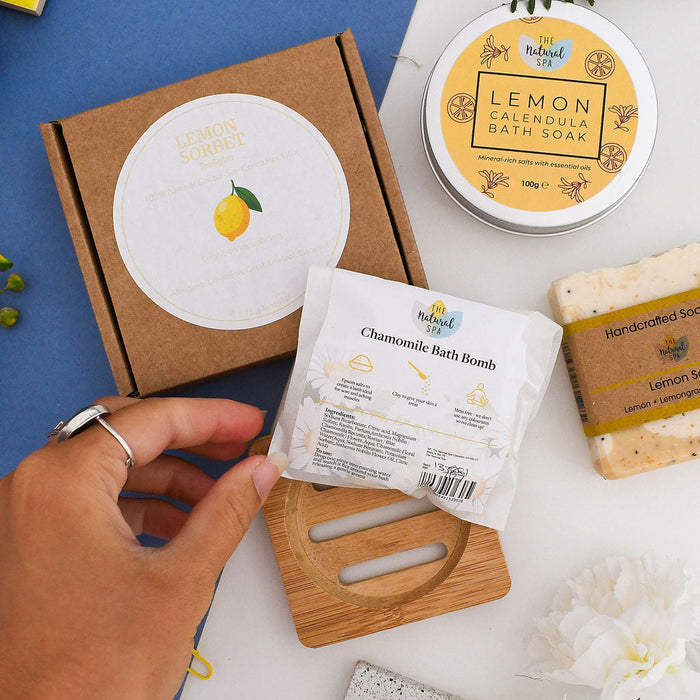 Citrus Unwind Gift Box | Handmade Bath & Body Self Care Gift Set