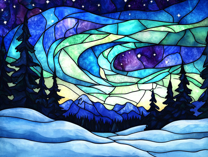 Clear Winter Night Sky