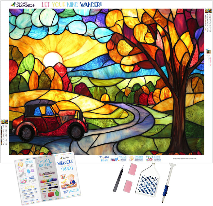 Colorful Scenic Autumn Drive