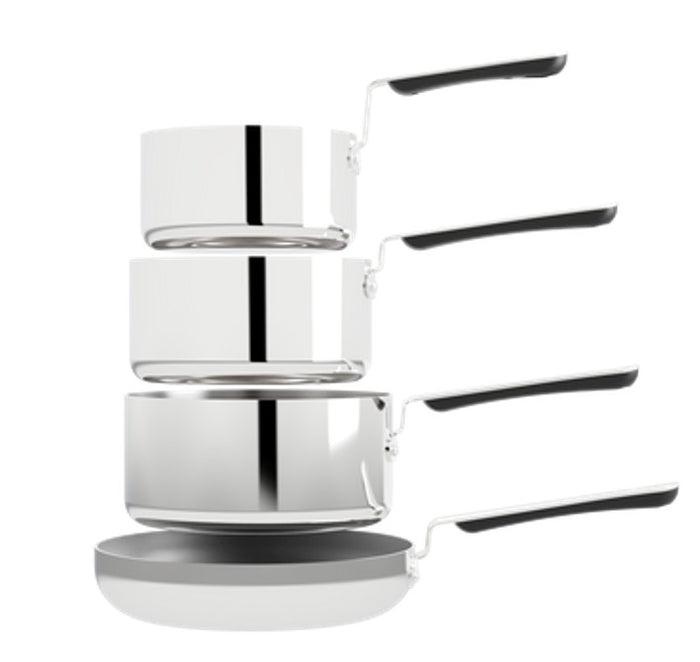 Commichef Stack Tri-Ply S/S 4 Piece Pan Set