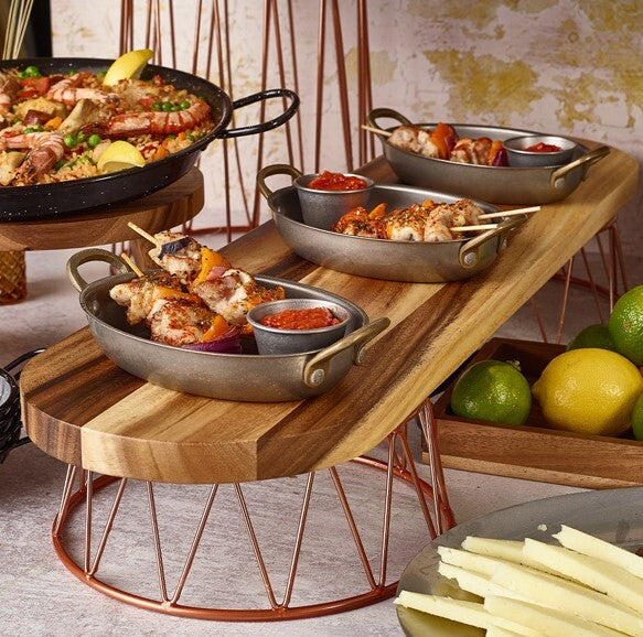 Copper Crown Buffet Riser 10cm