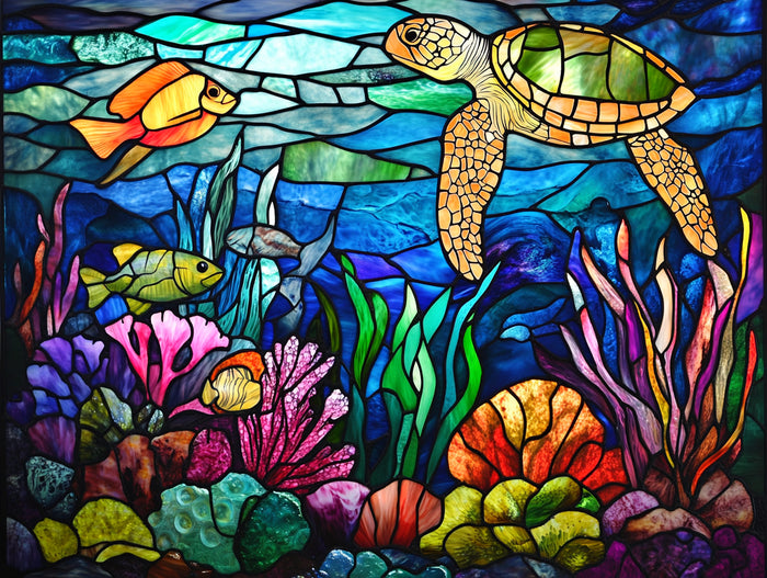 Coral Reef Teeming With Life