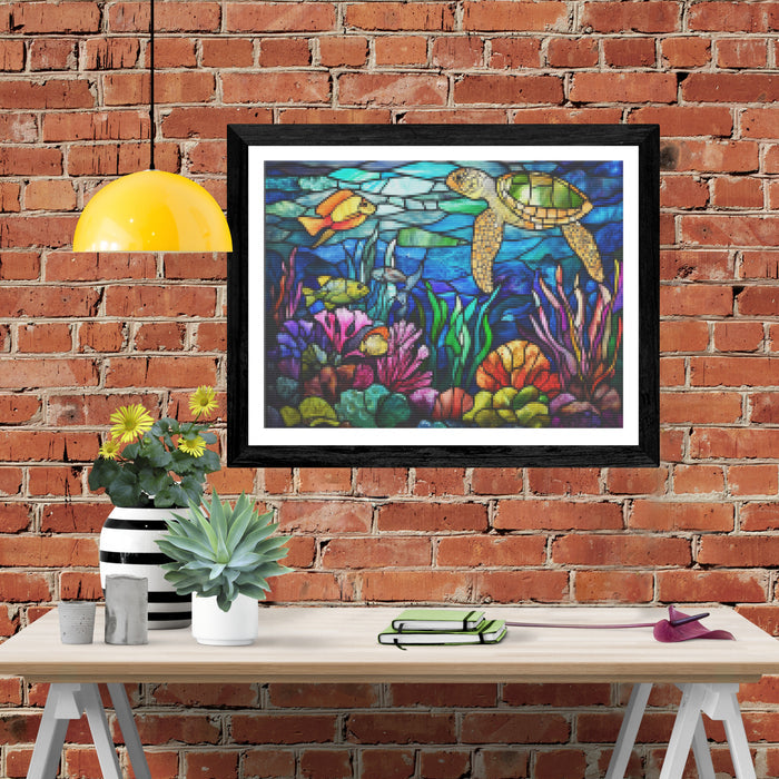 Coral Reef Teeming With Life