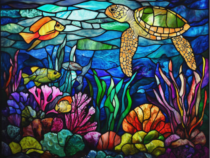 Coral Reef Teeming With Life