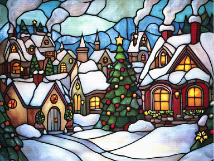Cozy Snowy Village