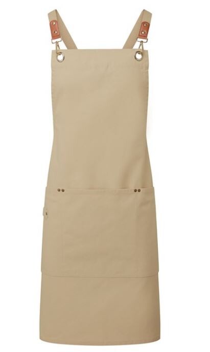 Cross Back Clip 'N' Clasp Bib Apron