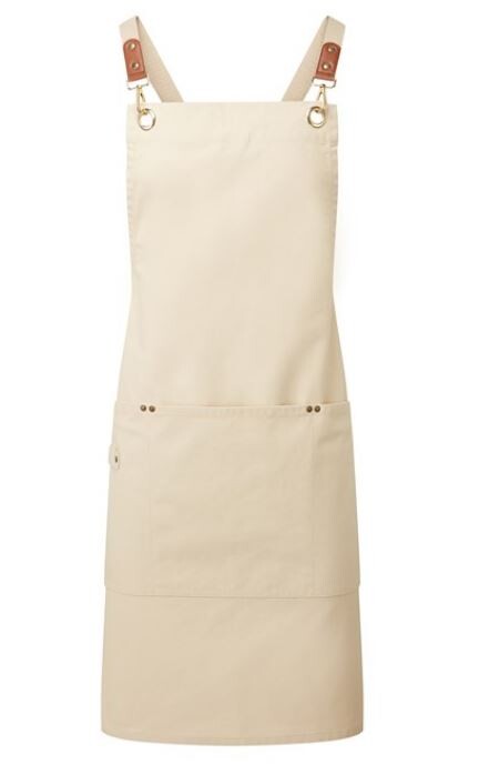 Cross Back Clip 'N' Clasp Bib Apron