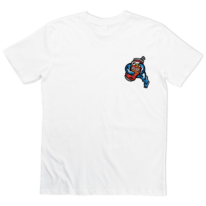 Crush'n Brews Tee White T-Shirt Bush Chook