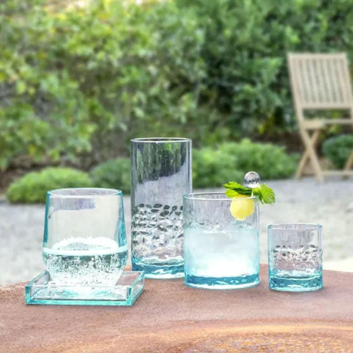 Cube 13.oz Double Old Fashioned TarHong Indigo Pool Patio BBQ