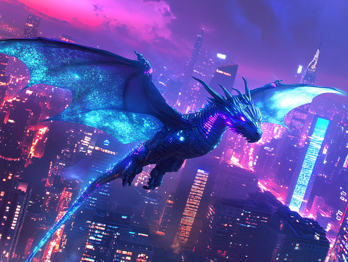 Cyberpunk Sky Dragon