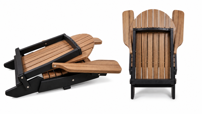 Deluxe Folding Adirondack Chair