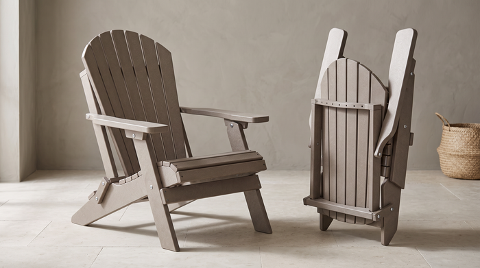 Deluxe Folding Adirondack Chair
