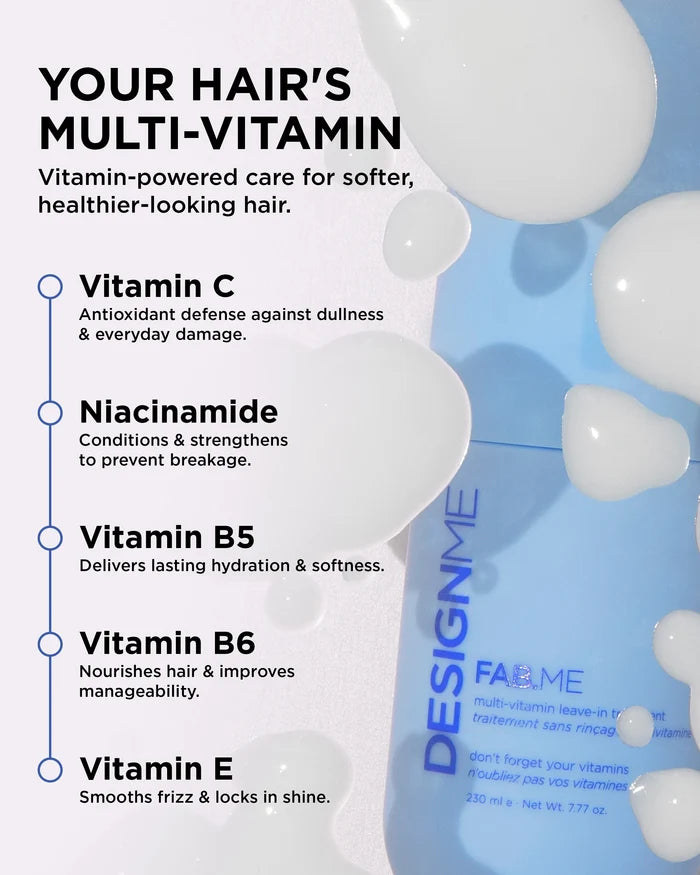 Design Me Fab.Me Multi-vitamin
Leave-In Treatment
