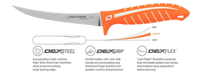 Dexter - Dextreme 6in Flexible Fillet Knife with Sheath