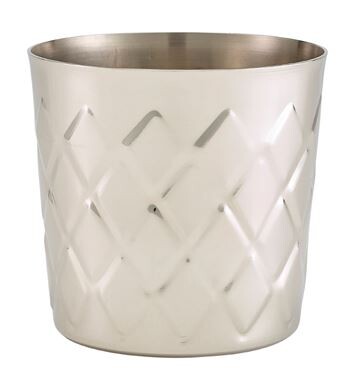 Diamond Pattern Serving Cups 41cl / 14.4oz / 8.5cm (Box Of 12)