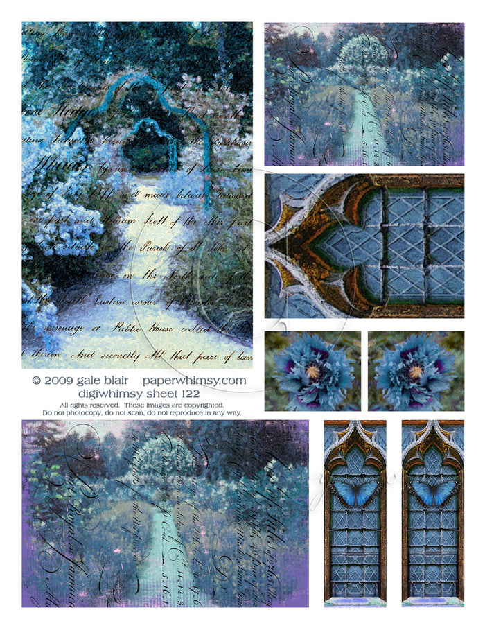 Digi 122 PRINTED - paperwhimsy
